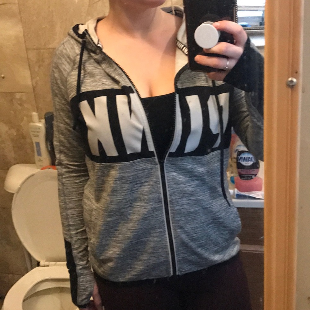 PINK zip up hoodie